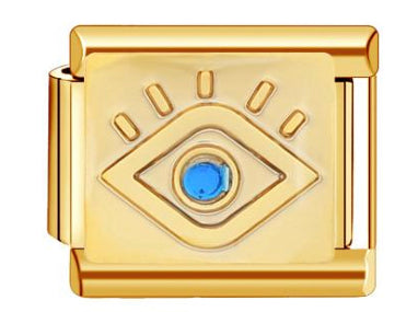 18ct Gold plated Evil Eye Charm