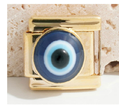Gold Evil Eye Charm