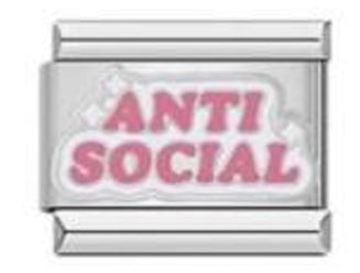Silver Anti-Social Charm