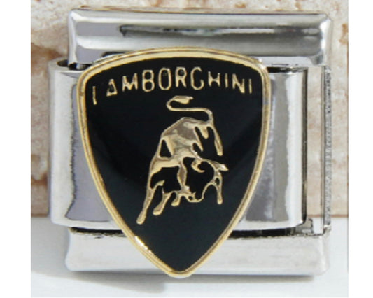 Silver Lamborghini Charm