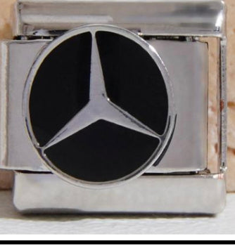 Black Mercedes Charm