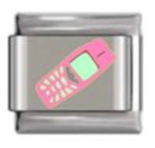 Silver Pink Cellphone
