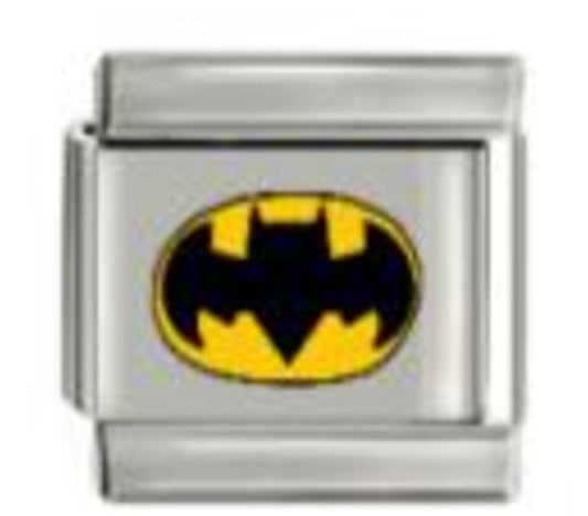 Silver Batman Charm