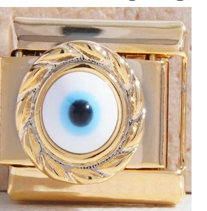 Gold Evil Eye Charm