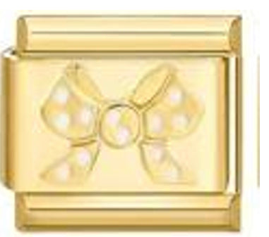 Gold Bow Charm