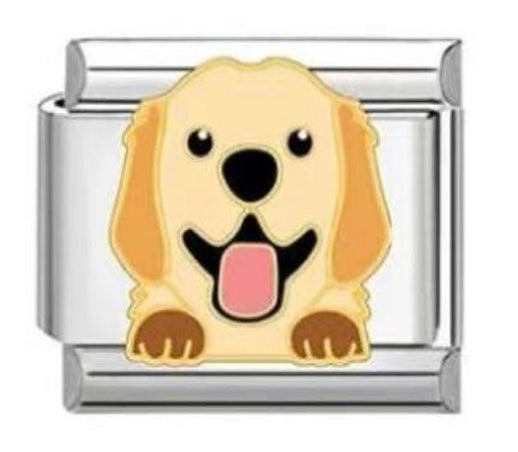 Silver Labrador Dog Charm