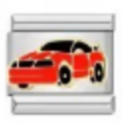 Silver Car Charm