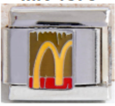 Silver McDonalds Charm