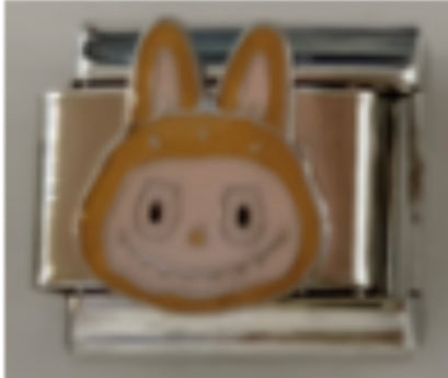Silver Baba Labubu Charm